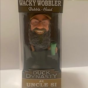 ✨NWT! A&E Duck Dynasty “Uncle Si” Bobble Head 🦆